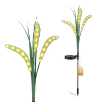 LED solární zahradní lampa poháněná venkovní dekorativní trávou 3000K IP44