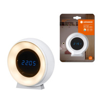 LED stolní hodiny přenosné stolní 3000K - 6500K CCT bílé baterie Nightlux Ledvance