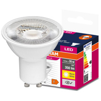 LED žárovka GU10 4.5W = 35W 350lm 3000K Teplá bílá 120° OSRAM Hodnota