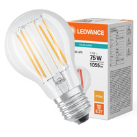 LED žárovka A60 E27 7,5W = 75W 1055lm 2700K teplá bílá FILAMENT LEDVANCE