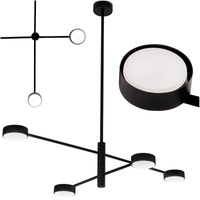 LED závěsné stropní svítidlo 4x GX53 Wall Black OVILO LUMILED