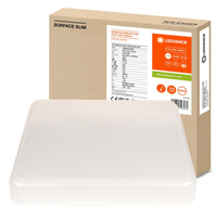 LED panelové stropní světlo 35W 3680lm 4000lm neutrální bílá se soumrakovým senzorem pohybu povrchová montáž bílá 35x35cm Surface Ledvance