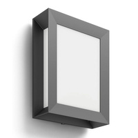 Zahradní lampa LED nástěnná lampa KARP myGarden 6W 2700K IP44 obdélníkový stropní antracit PHILIPS