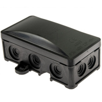 Hermetická krabice pro povrchovou montáž Typ Klik IP54 A.0063c Černá