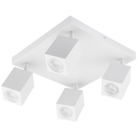 Reflektorové stropní svítidlo 4xGU10 QUANTUS White