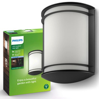 LED zahradní lampa nástěnná lampa ANTELOPE myGarden 6W 4000K IP44 černá PHILIPS