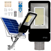 LED solární pouliční lampa 800W 6500K Lucerna s držákem a dálkovým ovládáním