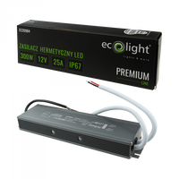 LED napájecí zdroj IP67 300W 12V Premium Ecolight