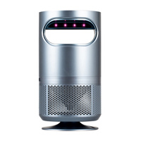 UV lampa s insekticidní pastí Elektrická stojící lucerna s ventilátorem 8xSMD 5W LED šedá VA0193 VAYOX