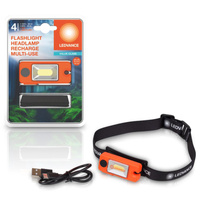 LED COB čelovka dobíjecí lehká USB-C 80lm 4000K LEDVANCE