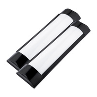 2x LED panel Povrchové svítidlo černé 30cm 8W 4500K Neutrální barva