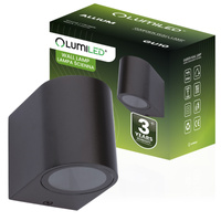 Zahradní nástěnná lampa GU10, Černá ALLIUM LUMILED