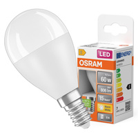 E14 P45 LED žárovka 7W = 60W 806lm 2700K Teplá bílá 200° OSRAM STAR