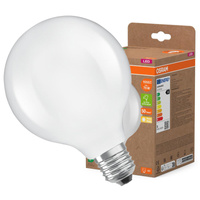 LED žárovka G95 Sphere E27 5W = 75W 1055lm 2700K Warm 330° Filament CLASSIC ENERGETICKÁ ÚSPORNOST Osram