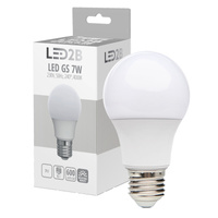 LED žárovka E27 Ball 7W 600lm 4000K Neutral 240° LED2B Kobi
