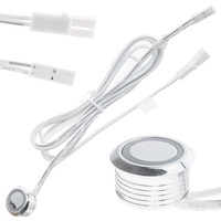 Nábytkový dotykový vypínač pro LED pásky s funkcí stmívání a podsvícením 48W 12V