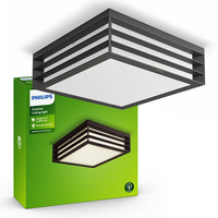 Zahradní LED venkovní stropní svítidlo MOONSHINE myGarden 2xE27 IP44 nástěnné svítidlo Antracit PHILIPS