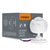 Světelný senzor pohybu a soumraku 1200W bílý VL-SPS27W Videx