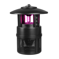 Zahradní insekticidní lampa Závěsná lucerna s ventilátorem 9xSMD LED černá VA0195 VAYOX