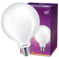 Globe E27 G120 LED žárovka 7W = 60W 806lm 2700K Teplá bílá Filament Milky PHILIPS