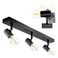 Stropní svítidlo SPOT TUBA Reflektor Halogenové svítidlo 3x E27 GLASA LUMILED