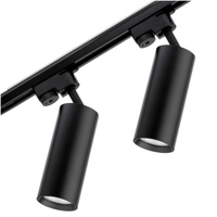 Osvětlovací lišta 1m + 2x reflektor lištový, GU10 Černá RITI LUMILED