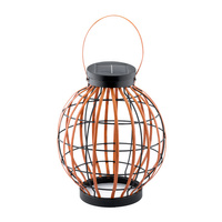 LED solární lampa Venkovní zahradní stojací závěsná lucerna 3000K IP44 30.5 cm soumrakový senzor