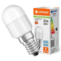 LED žárovka T25 E14 2,3W = 20W 200lm 6500K studená bílá LEDVANCE