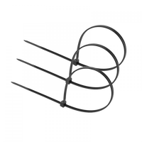 Kabelové stahovací pásky 2,5x200 mm černé UV TRACKS Zipové stahovací pásky OK-25200B .MORE 100 ks.