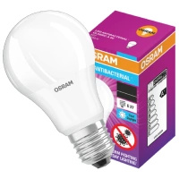 LED žárovka E27 A60 10W = 75W 1055lm 6500K Studená bílá 200° OSRAM ANTIBAKTER.