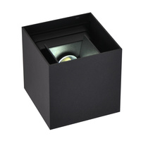 LED fasádní nástěnné svítidlo. externí svítidlo. černá G9 Up/Down s nastavitelným úhlem osvětlení KIOTO GOLDLUX (Polux)