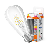 LED žárovka ST64 Edison E27 5,8W = 60W 806lm 2700K Warm CRI90 300° Stmívatelné vlákno SUPERSTAR PLUS CLASSIC Osram