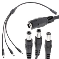 Zásuvka pro DC 2.1/5.5 LED pásek se třemi zásuvkovými výstupy