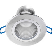 Stropní svítidlo 5W zapuštěné LED DOWNLIGHT DEEP kulaté 4000K 400lm stříbrná