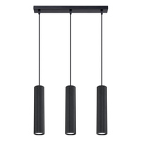 Stropní závěsné svítidlo Tuba Spot 3x GU10 Black Carbon Deep Space SL.1575 Sollux