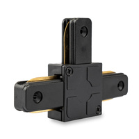 Trojitý T-kus černý konektor pro jednofázové přípojnice - přípojnice