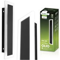 Nástěnné svítidlo LED OLIO 9W 4000K 30cm IP65 LUMILED pro povrchovou montáž