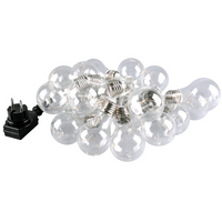 Venkovní zahradní girlanda světelný řetěz 20 LED 2700K