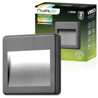 Venkovní zahradní schodišťová nástěnná lampa CCT 3000-6500K LED 4W IP65 VIREO LUMILED