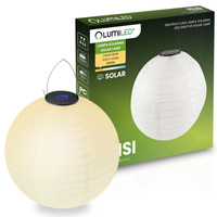 Solární LED venkovní lampa, Lampion Origami 30 cm FELISI LUMILED
