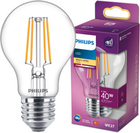 LED žárovka E27 A60 4.3W = 40W 470lm 2700K Teplá bílá vlákno PHILIPS