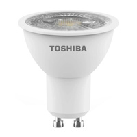 LED halogenová žárovka GU10 5.5W = 63W 450lm 6500K Studená bílá TOSHIBA Spotlight