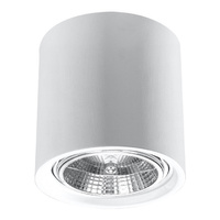 Svítidlo pro povrchovou montáž KALU GU10 ES111 Halogen Spot Tuba White SOLLUX