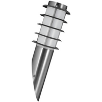 Zahradní nástěnné svítidlo LED E27 SERENA saténové fasádní svítidlo - GOLDLUX (Polux) 40cm