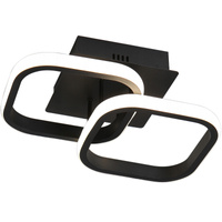 LED lustrové stropní svítidlo 16W NEBULA GEMINI Black