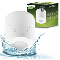 Povrchová montáž HALOGENOVÉ Spot Tuba Pevná EGIO GU10 LUMILED Kulatá IP44 Bílá 83mm