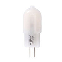 LED G4 CAPSULE MINI žárovka 3W = 25W 270lm 6500K Studená bílá 12V AC/DC SMD ECOLIGHT