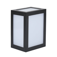 LED nástěnné svítidlo 12W 3000K IP65 Cube Black VT-822 V-TAC