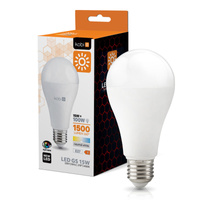LED žárovka E27 Ball 15W 1500lm 4000K Neutral 270° Kobi