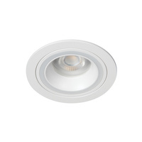 Stropní bodové svítidlo LED GU5.3 GU10 Circular White Feline Kanlux Flush-mounted Halogen Spot Luminaire